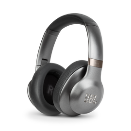JBL EVEREST™ ELITE 750NC - Gun Metal - Wireless Over-Ear Adaptive Noise Cancelling headphones - Hero